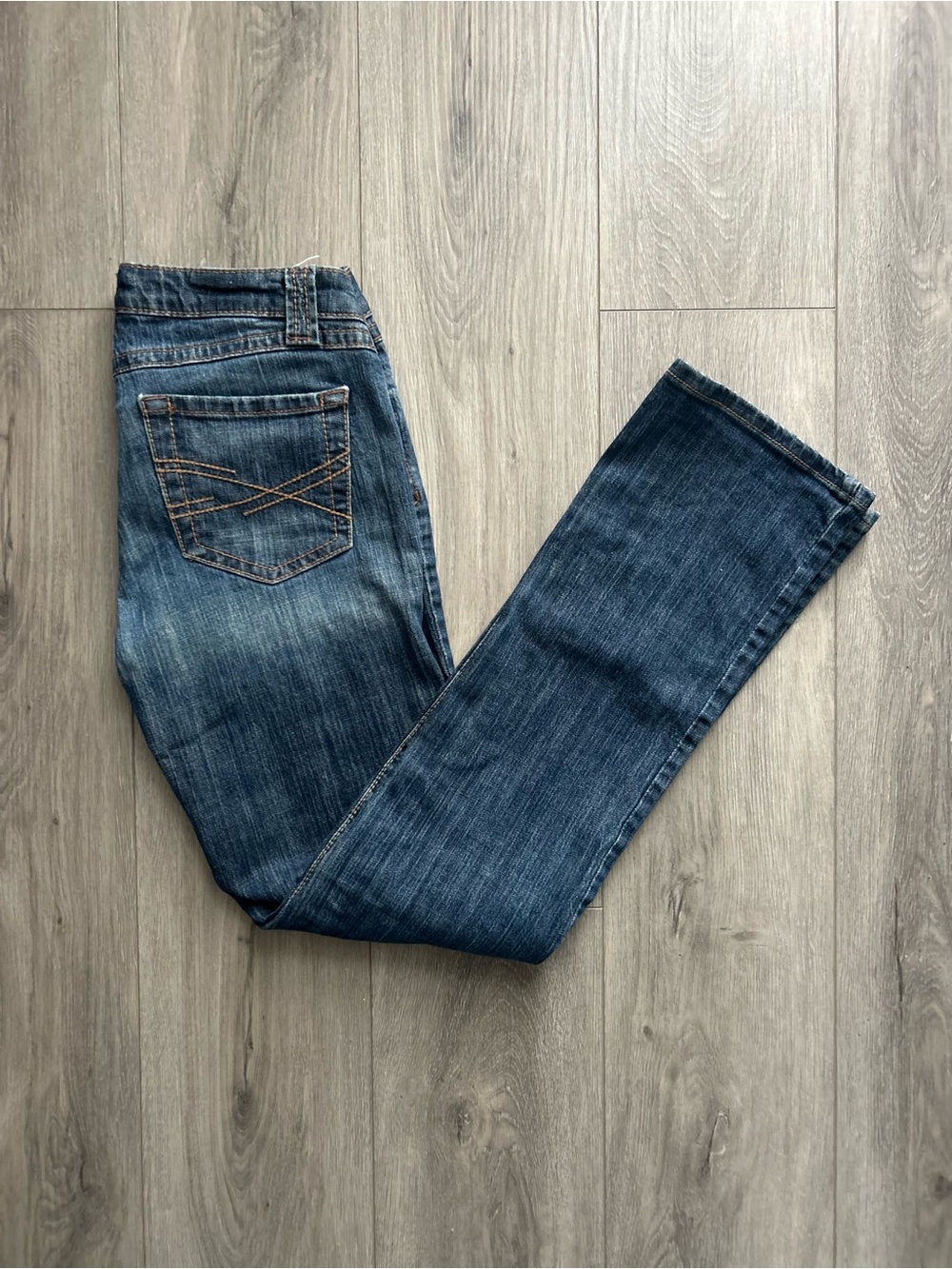Aeropostale Y2K 2000s Women’s Dark Blue Flare Jeans